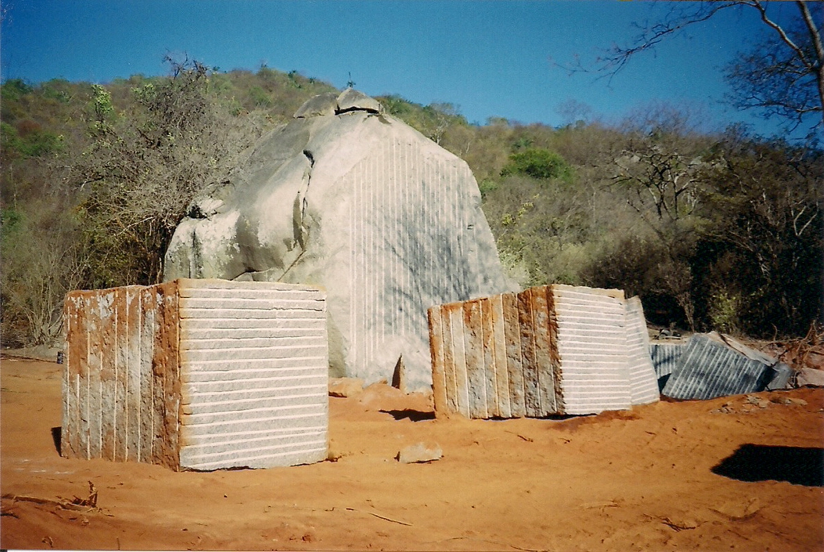 Granite deposit landscape